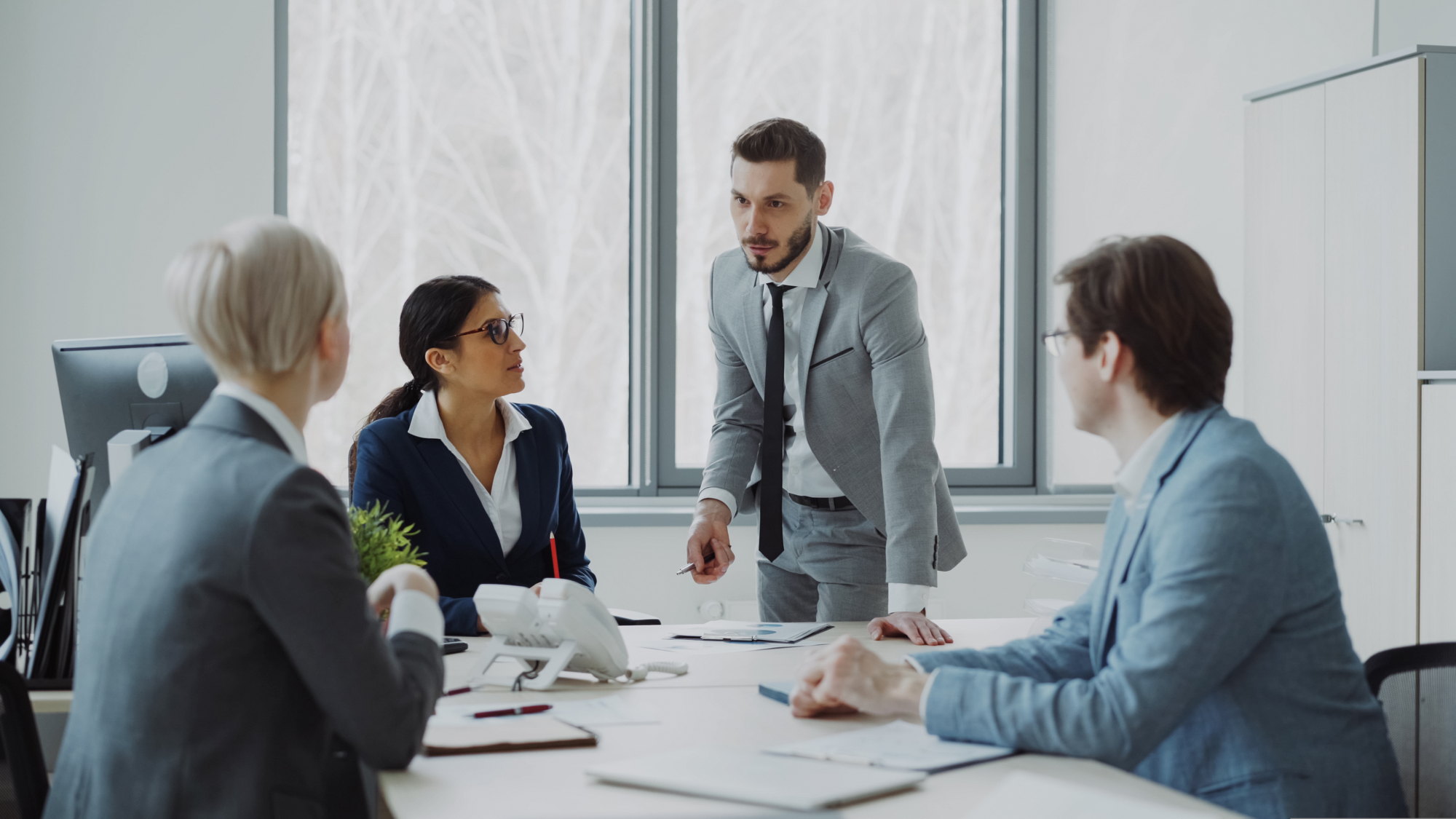 Accelerated advisors working through a client's workforce strategy